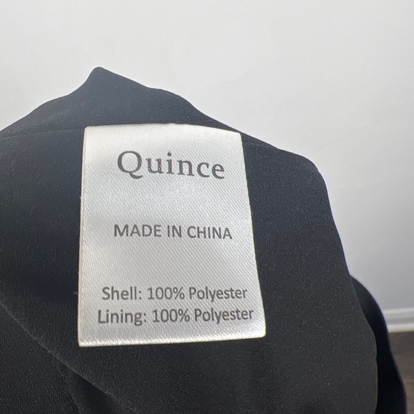 QUINCE Black Chiffon Pleated Midi Skirt Size XS - Picture 9 of 12